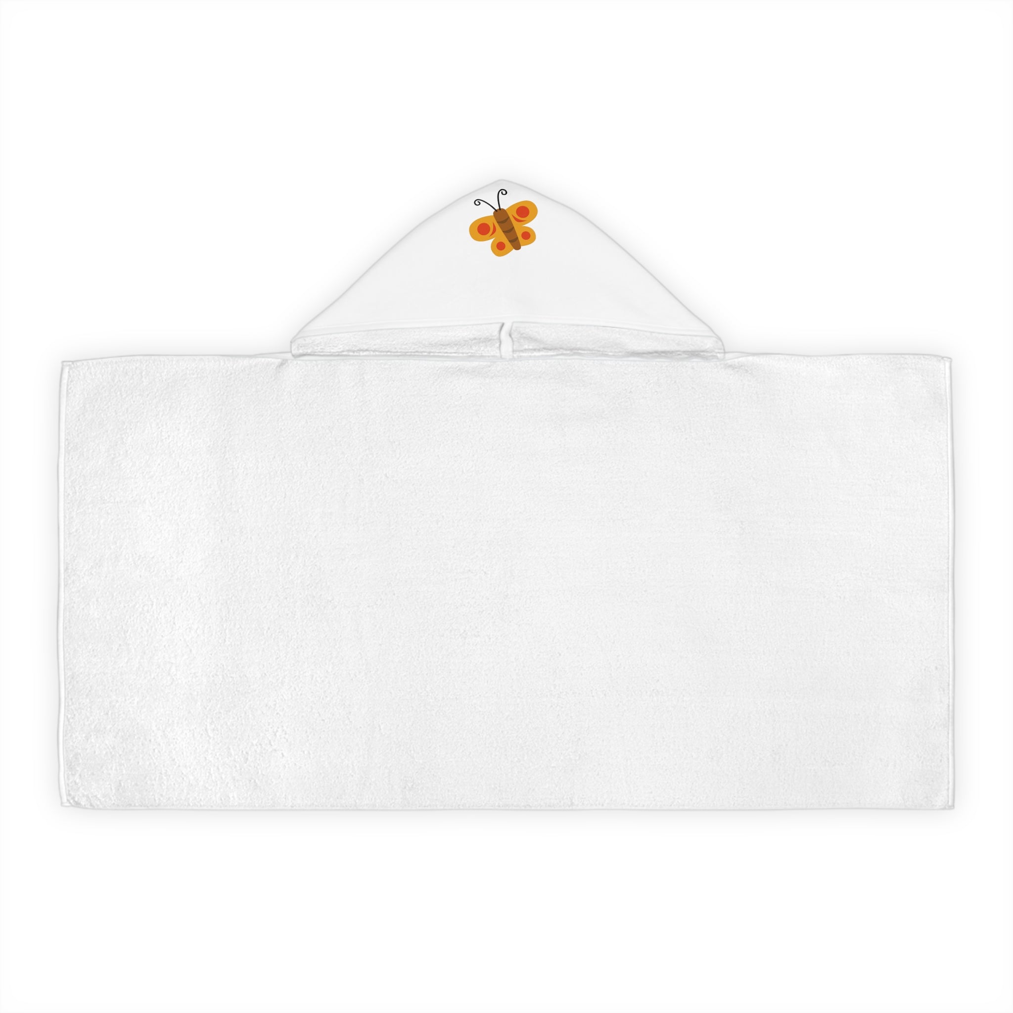 Can't Stop This Girl Hooded Towel - front graphic detail view