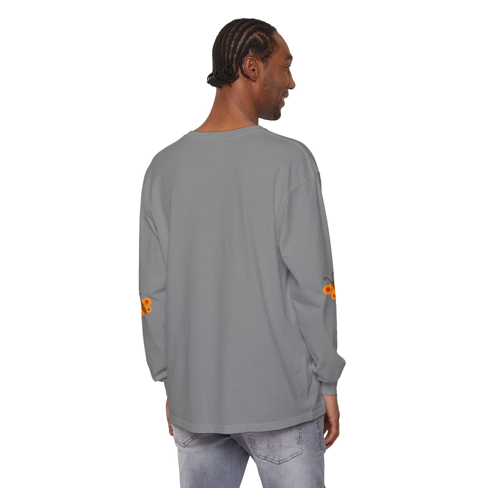 Teacher Student Conversation Long Sleeve - flat lay size reference view