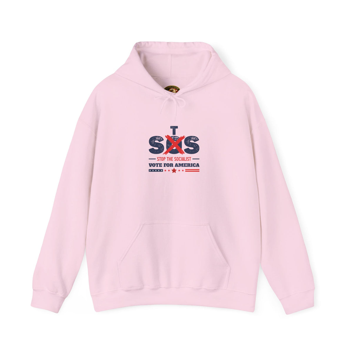 Vote for America Hoodie | "Stop the Socialist" Graphic Patriotic Pullover