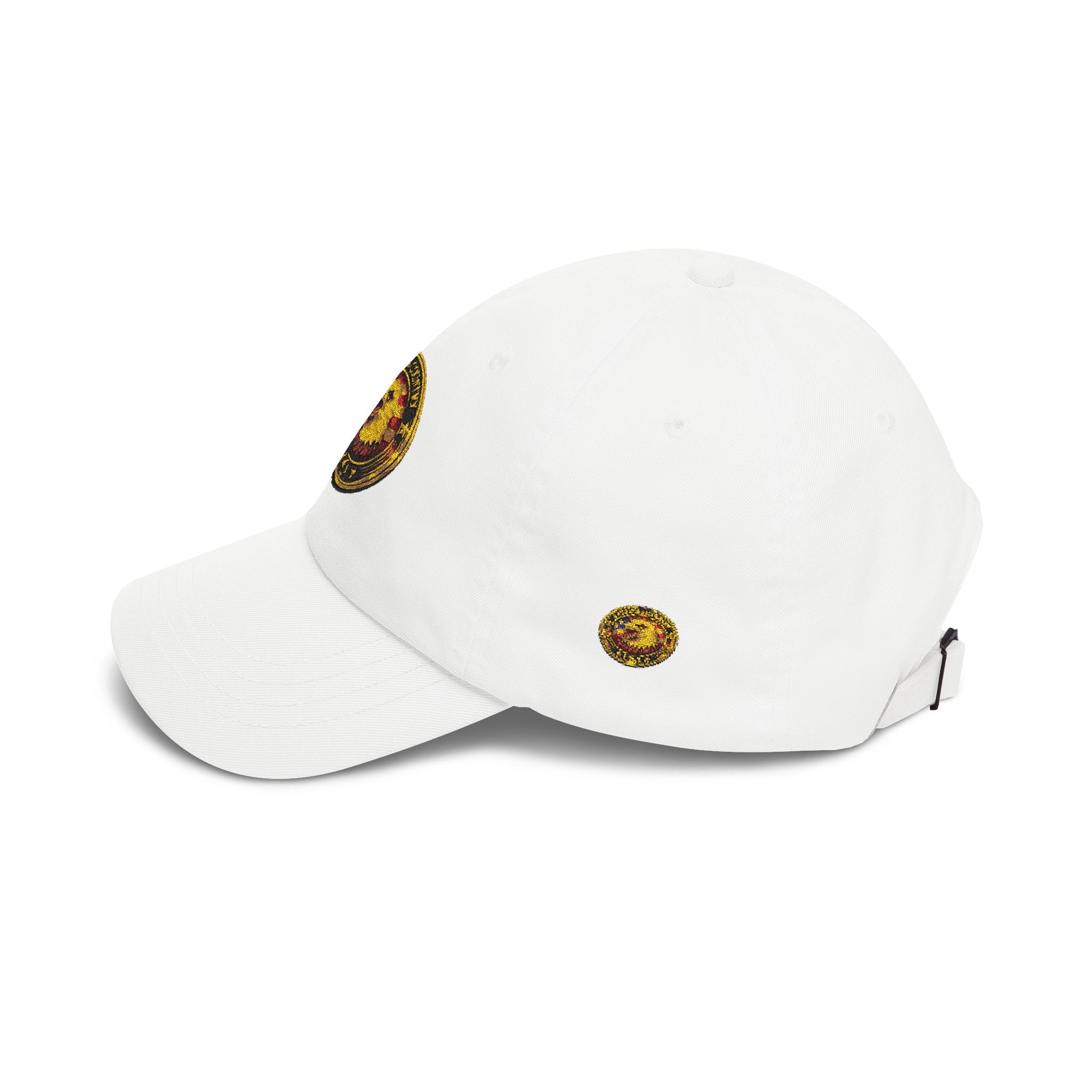 CULUSA Classic Dad Cap - back adjustable strap closure detail