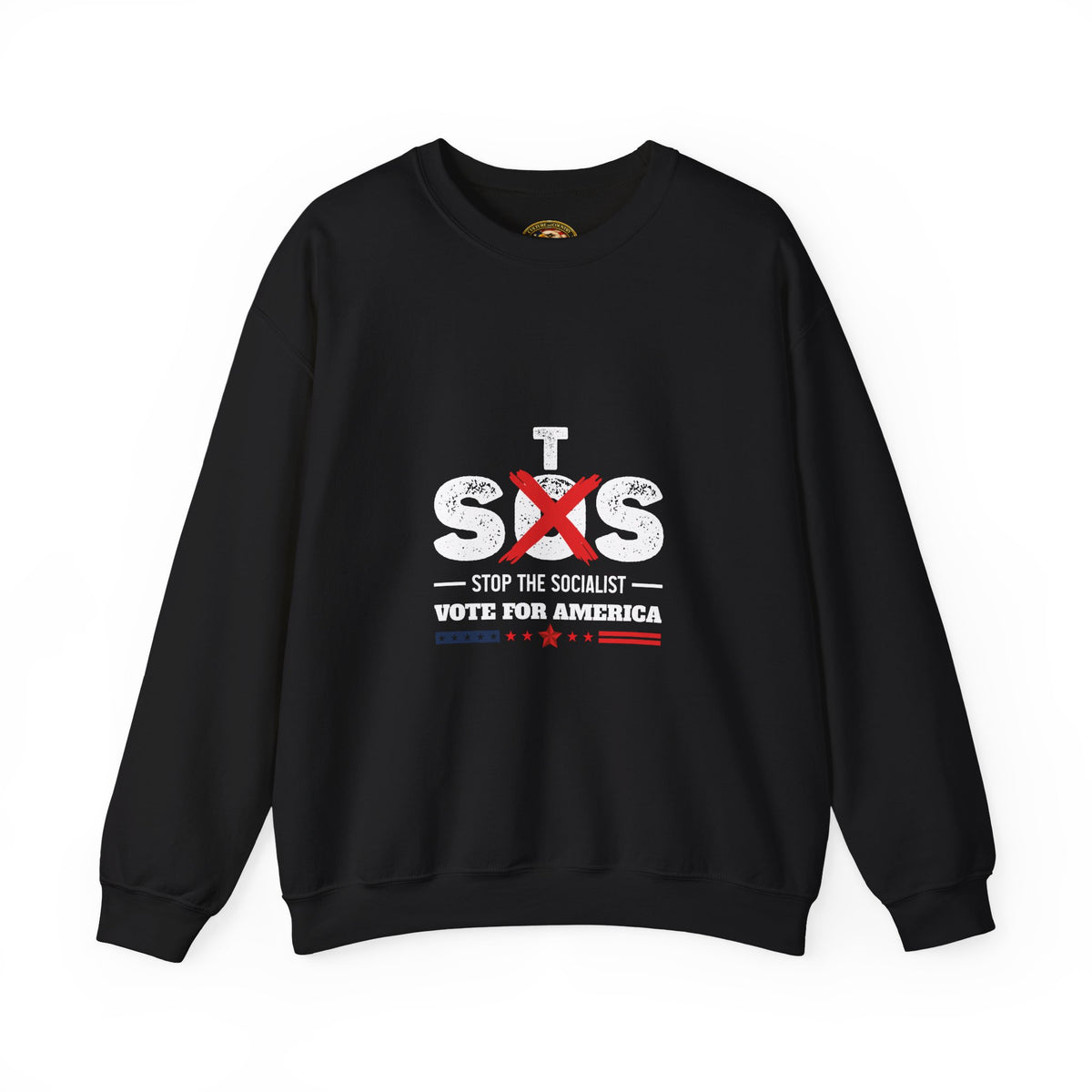Anti-Socialist Political Pullover | "Stop the Socialist, Vote for America"