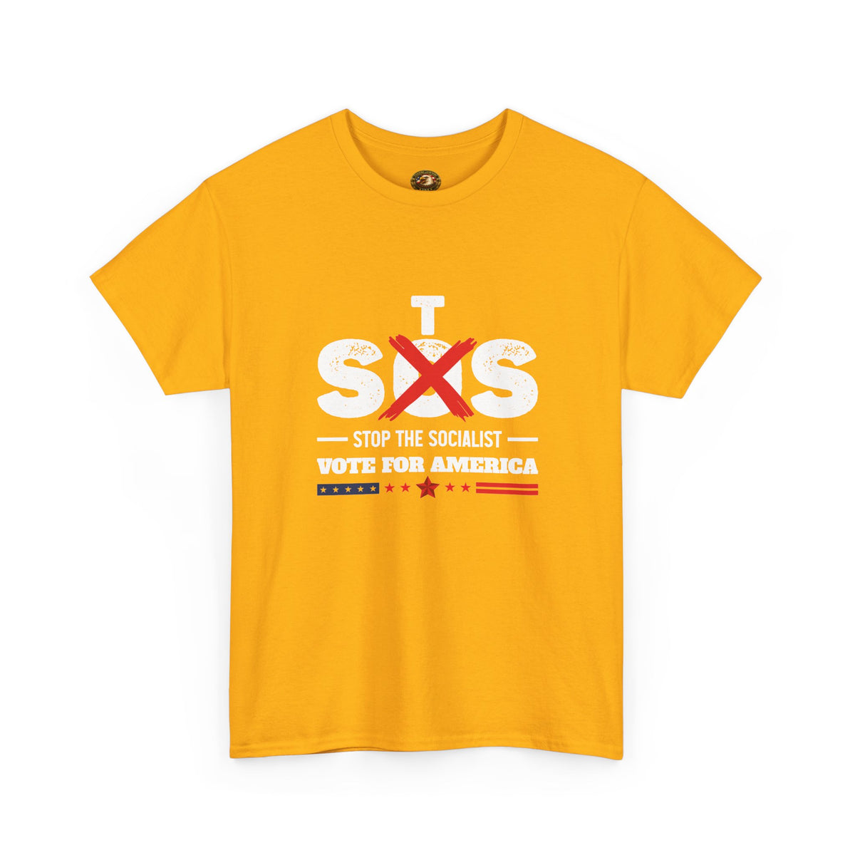 Anti-Socialist Political T-Shirt | "Stop the Socialist, Vote for America"