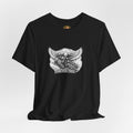 Forever Free Eagle T-Shirt - front black and white patriotic graphic view