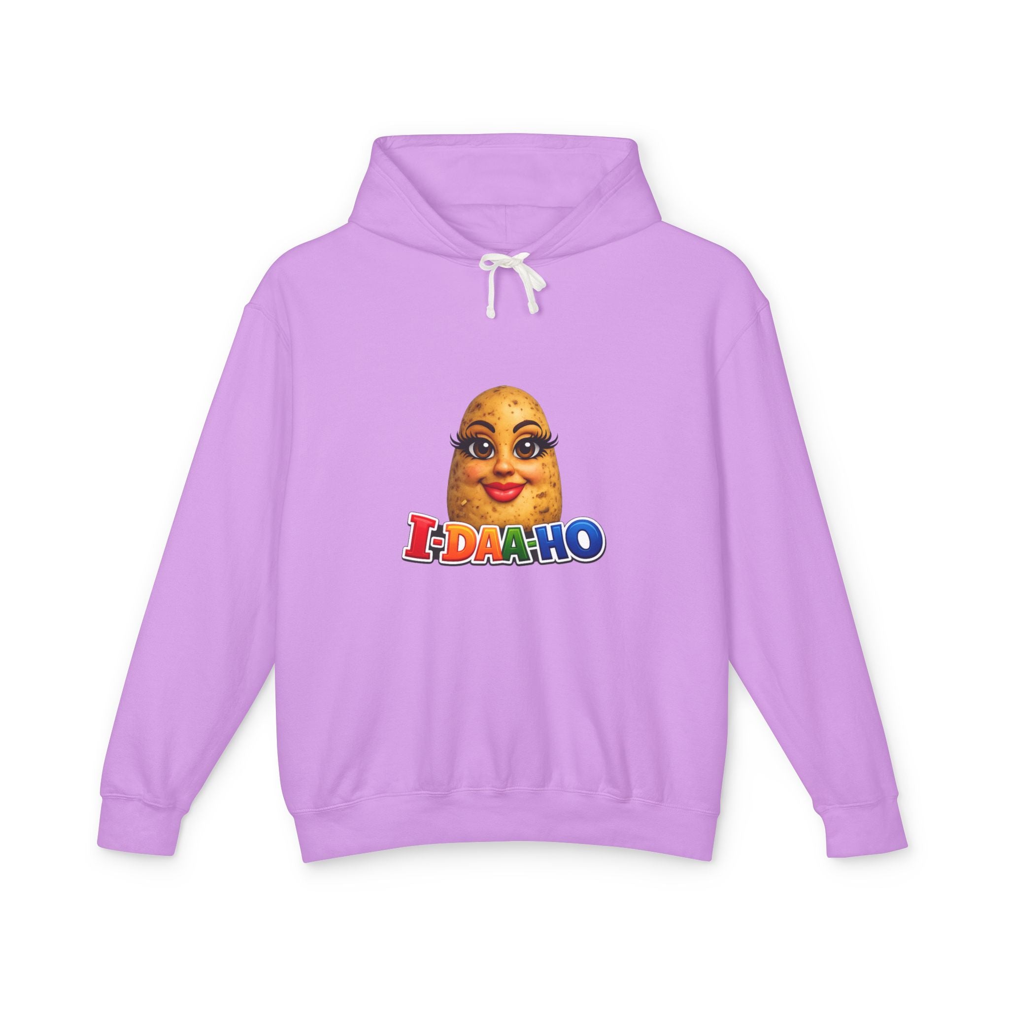 I-DAA-HO Potato Hoodie - back design detail view