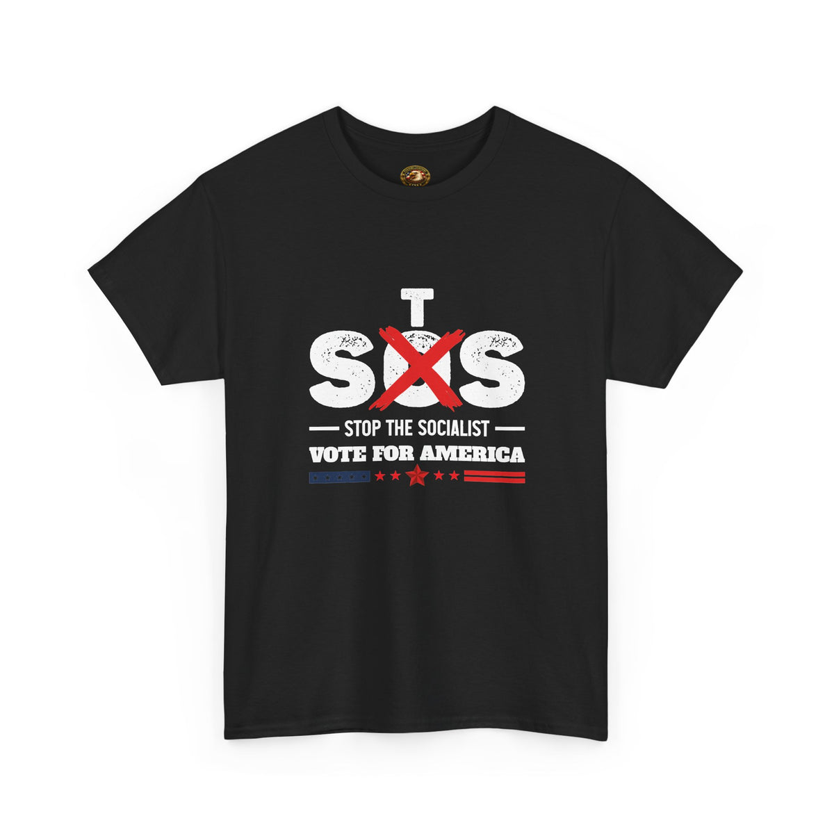 Anti-Socialist Political T-Shirt | "Stop the Socialist, Vote for America"