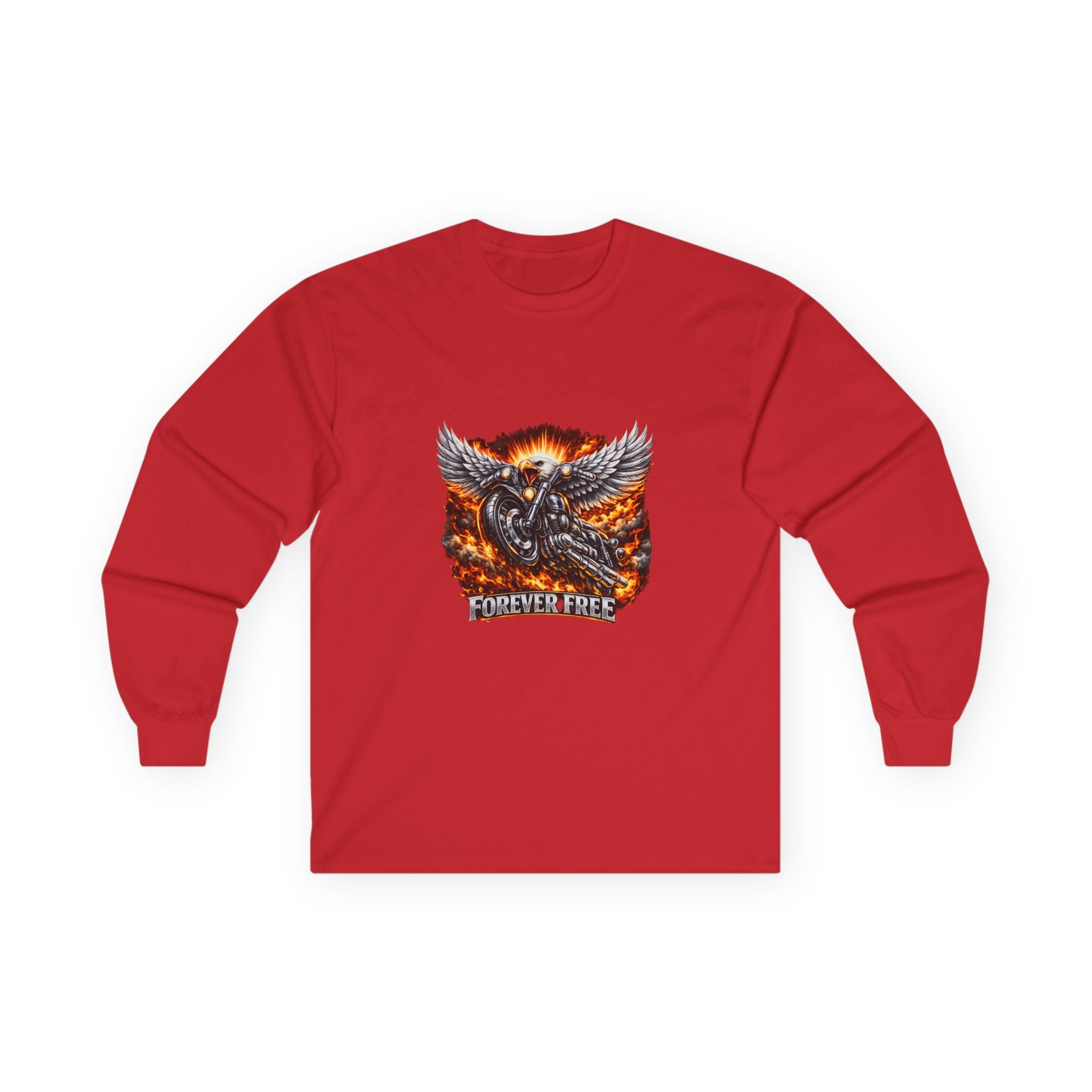 Forever Free Eagle Long Sleeve - sleeve and cuff detail close-up