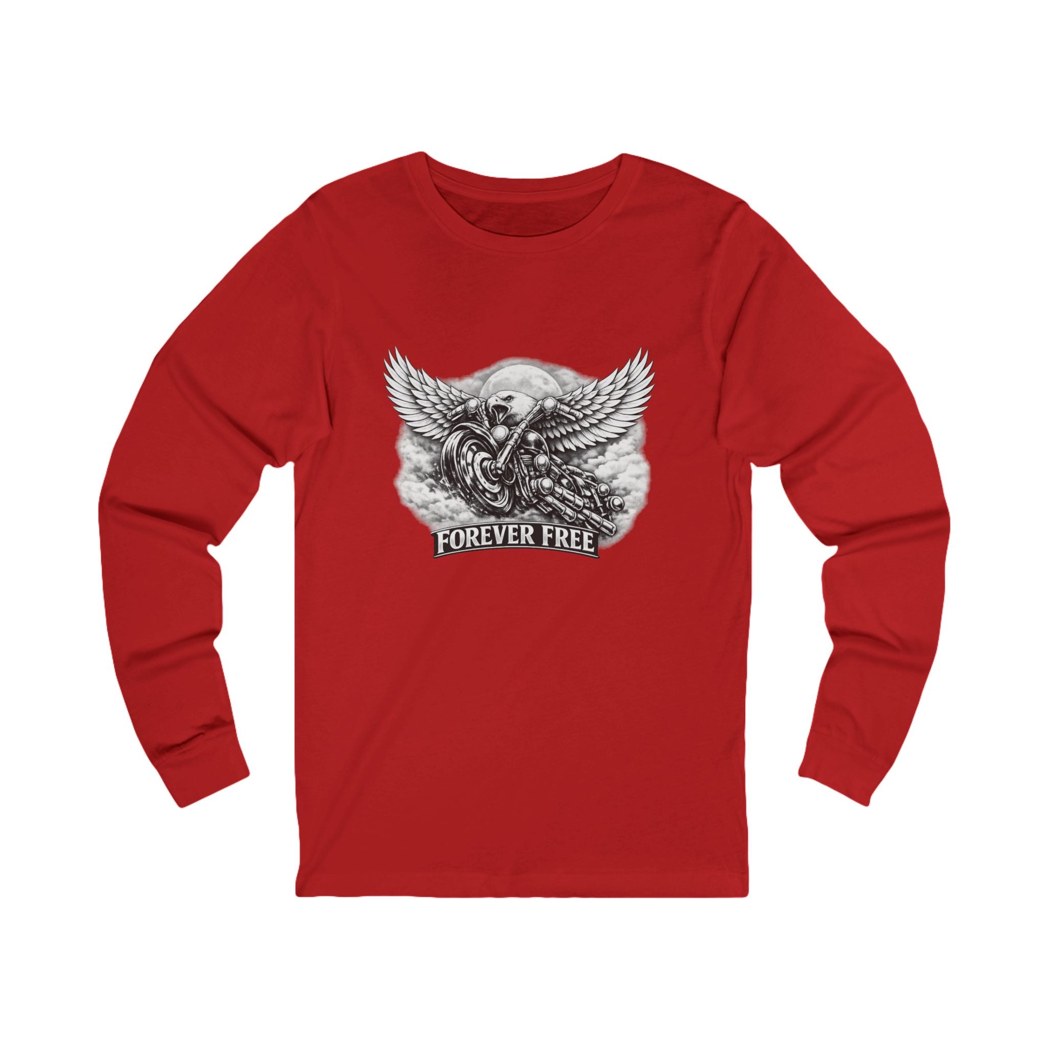 Forever Free Eagle Long Sleeve - sleeve and cuff detail close-up