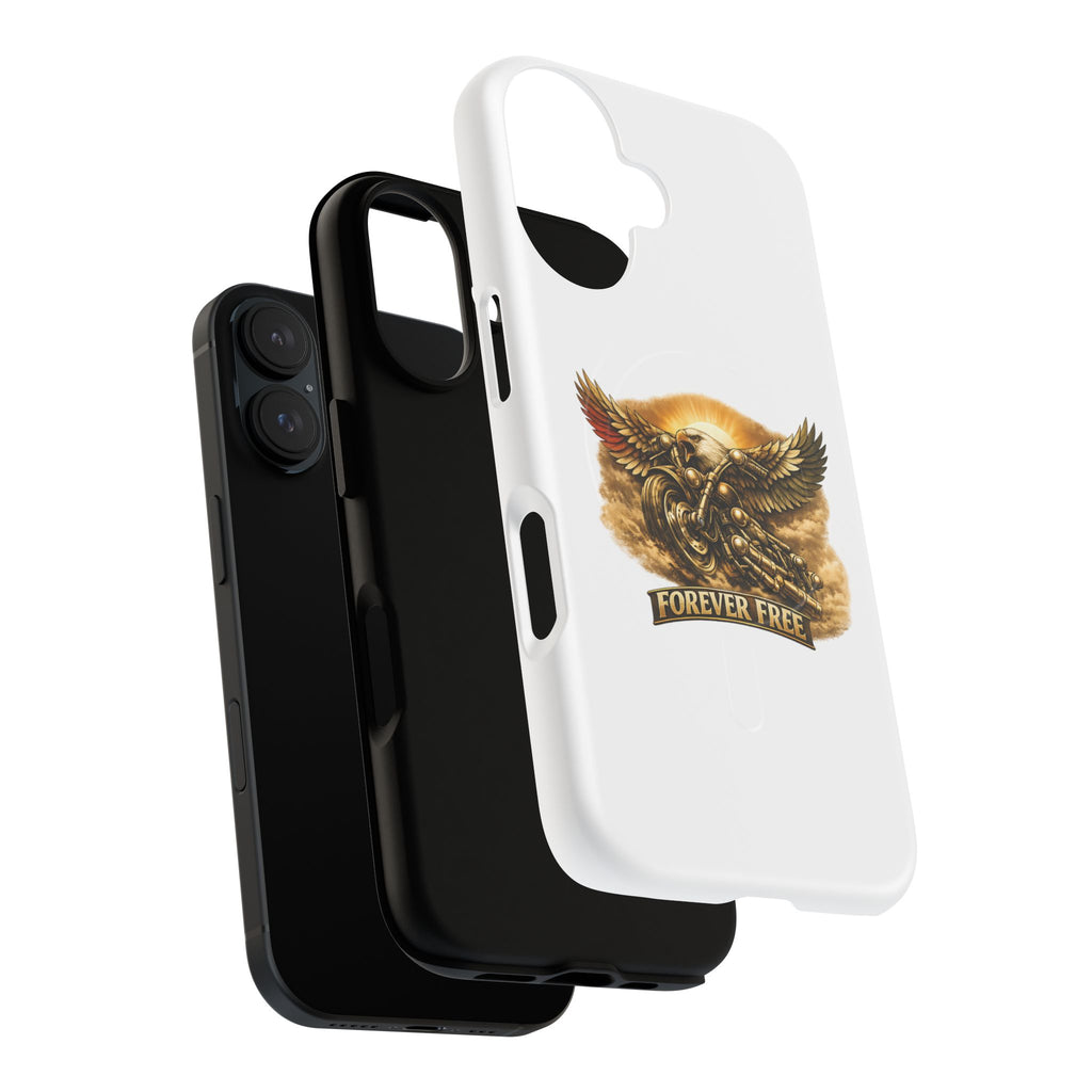 Forever Free Eagle Phone Case - white colorway front view