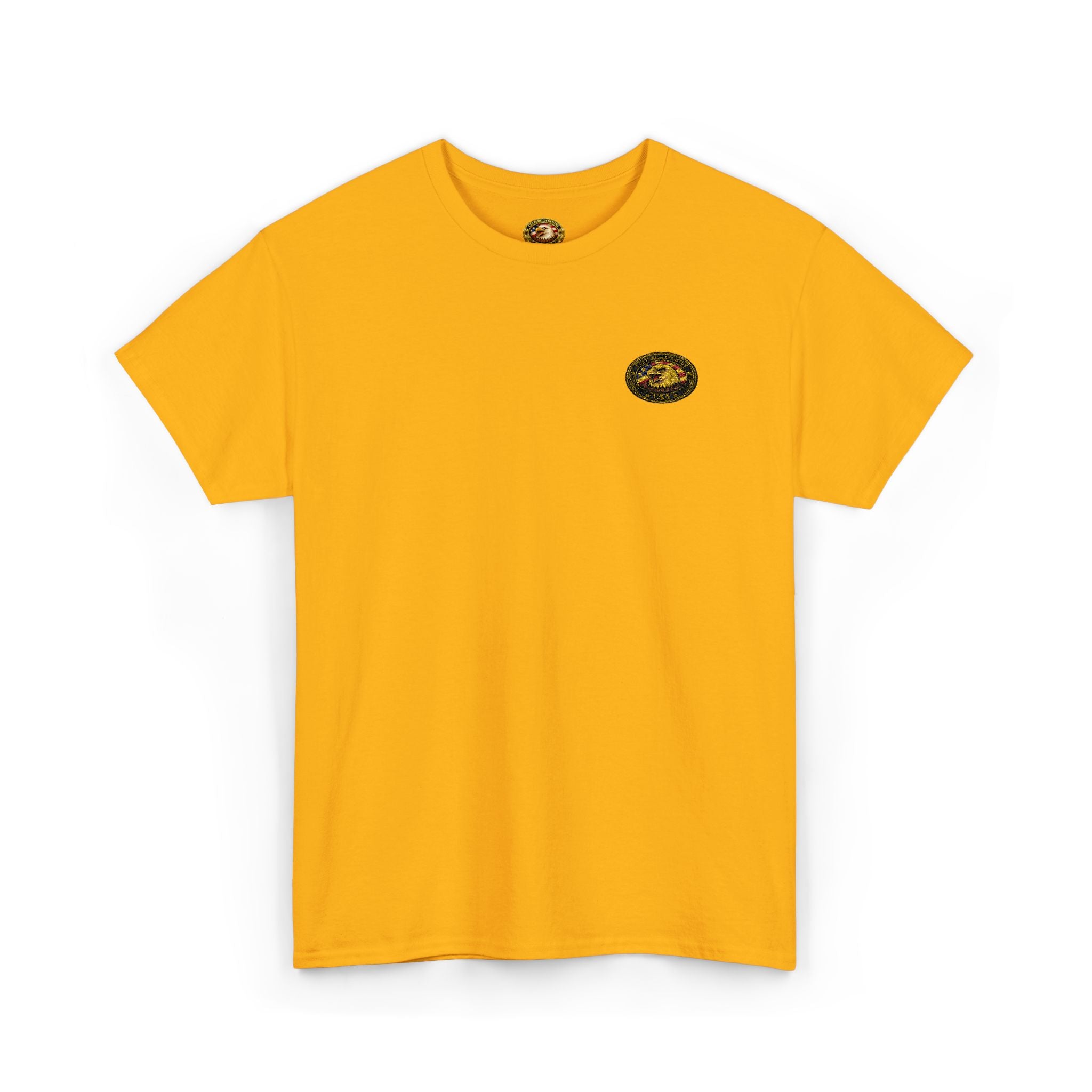 CULUSA Eagle T-Shirt - black colorway front view