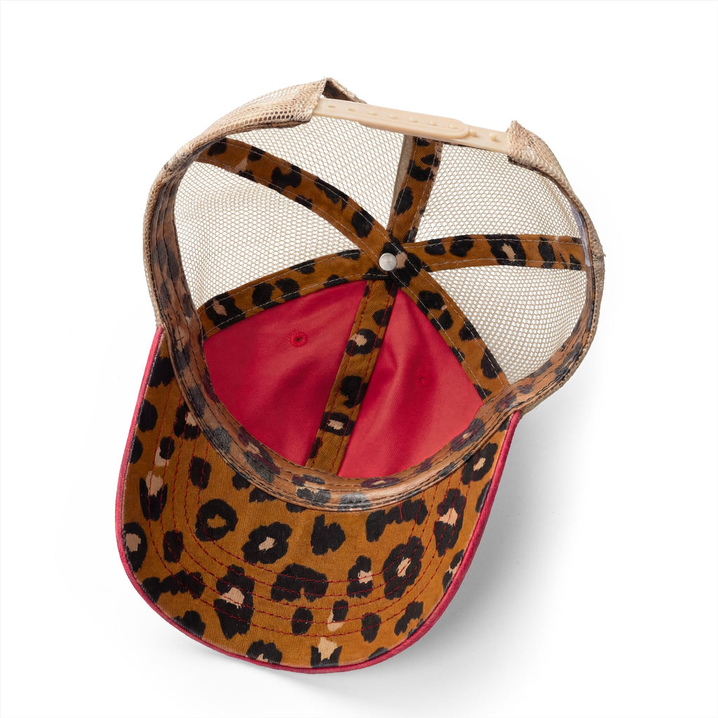 CULUSA Women's Mesh-Back Cap - flat lay top down view