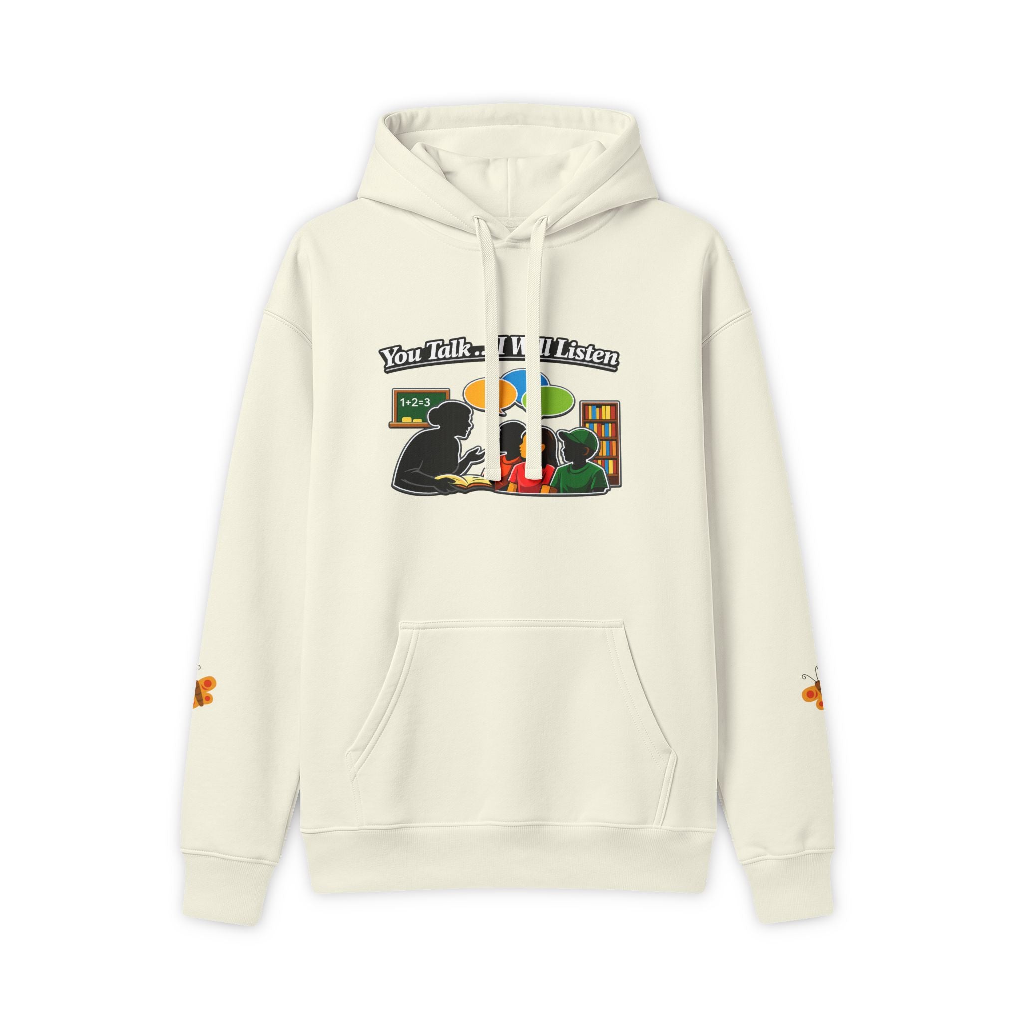 Teacher Student Conversation Youth Hoodie | You Talk I Will Listen Colorful | CULUSA