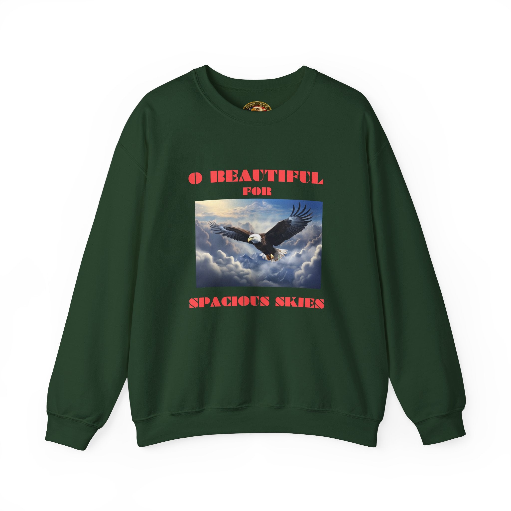 Eagle in Flight Long Sleeve - navy colorway front view