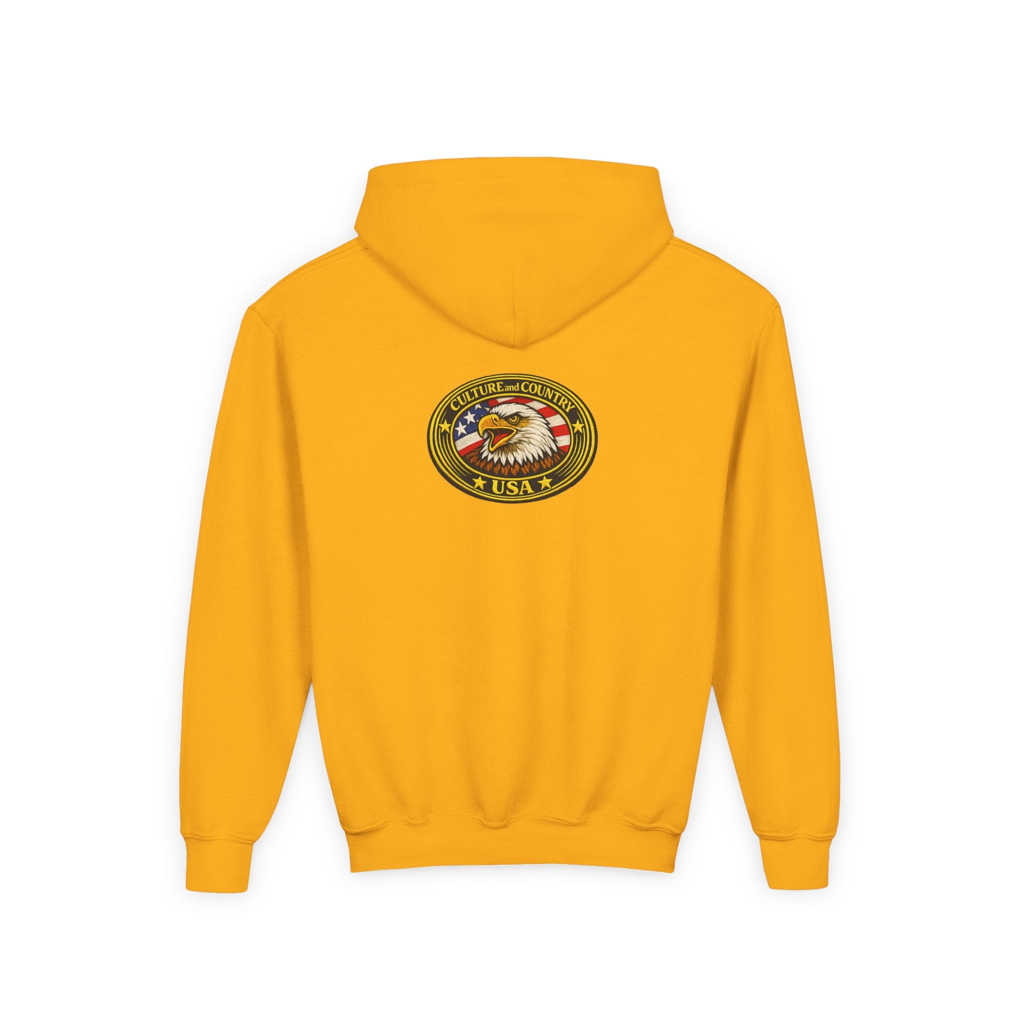 Diverse American Kids Youth Hoodie - diverse kids graphic detail close-up