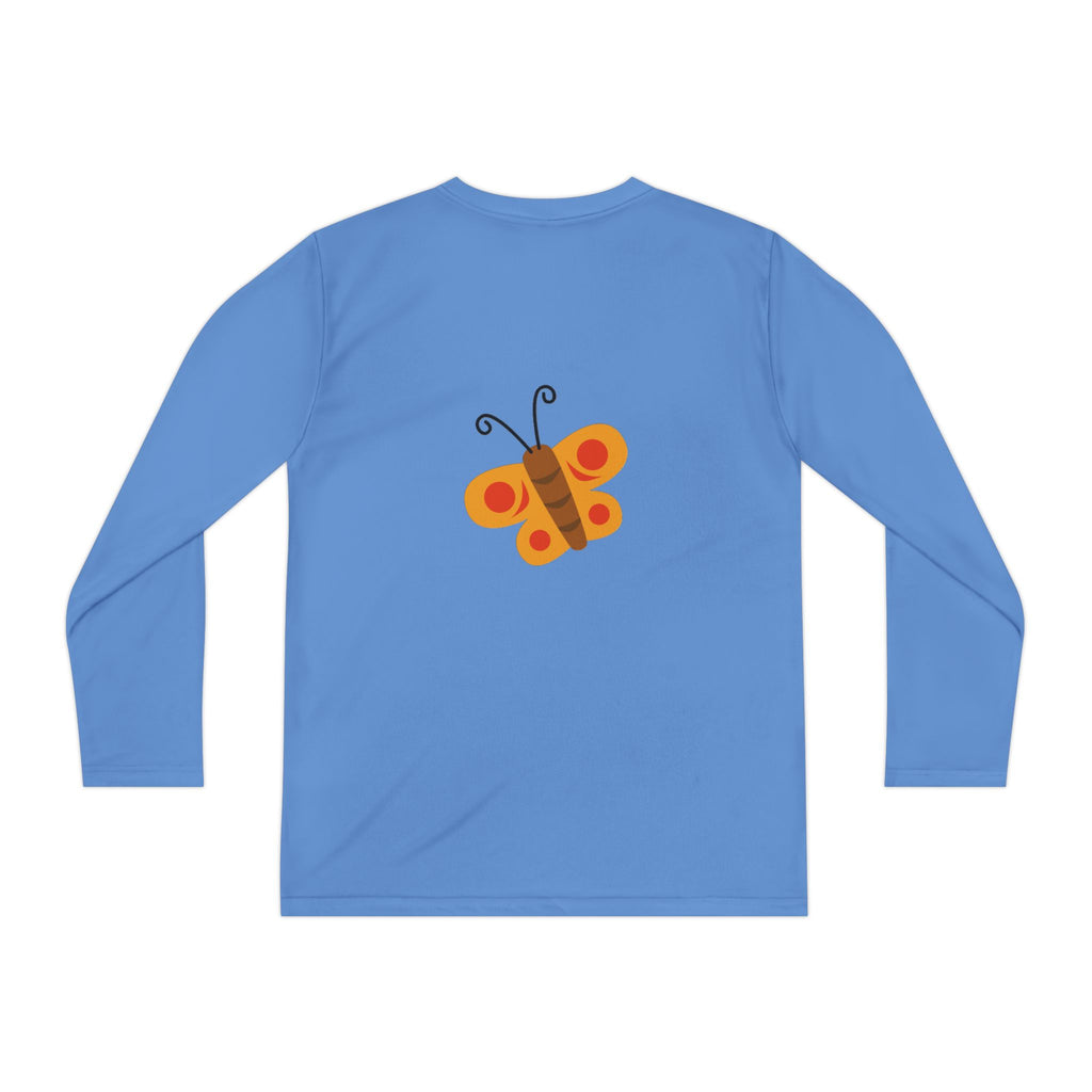 OK To Tell A Cop Youth Long Sleeve - youth sizing flat lay reference