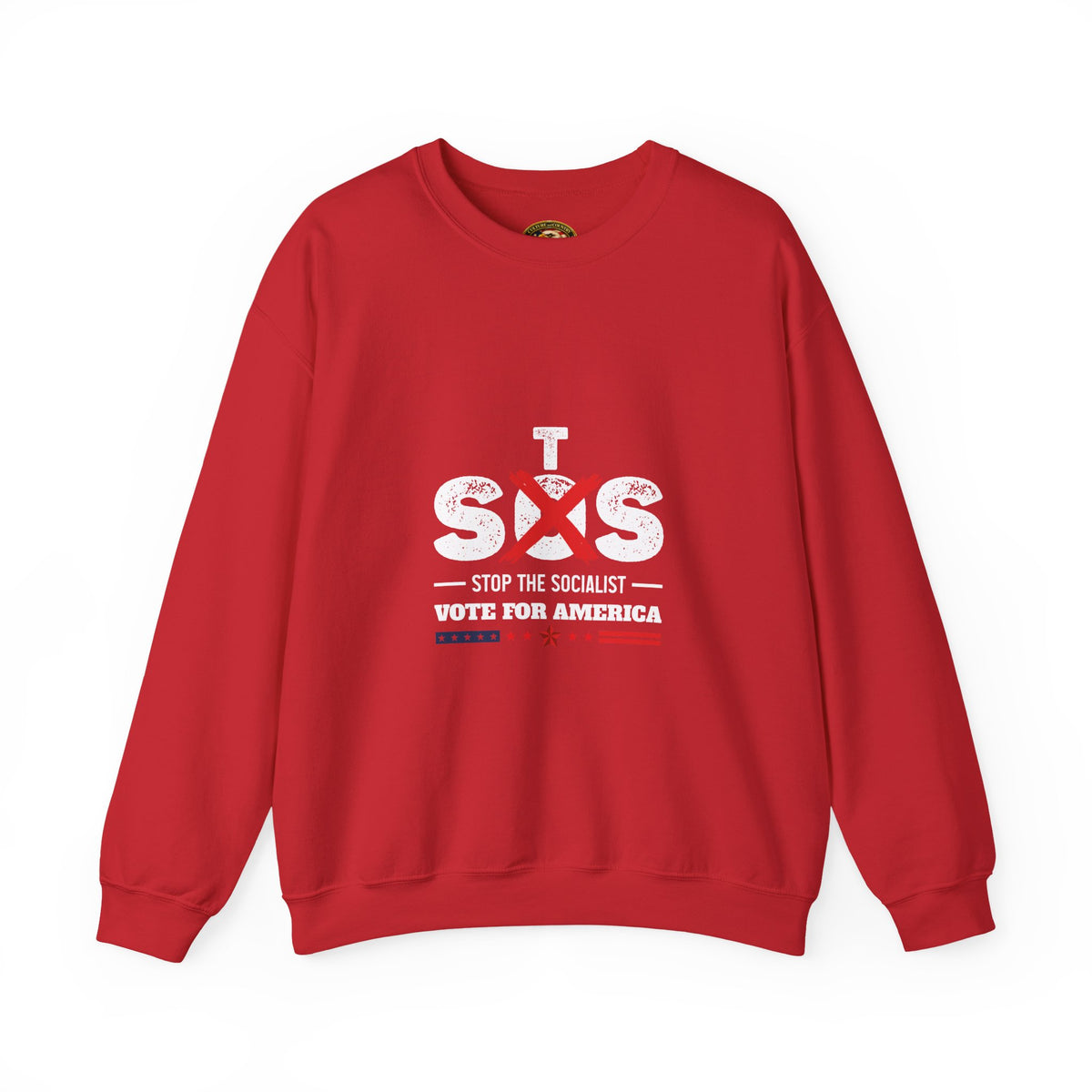 Anti-Socialist Political Pullover | "Stop the Socialist, Vote for America"