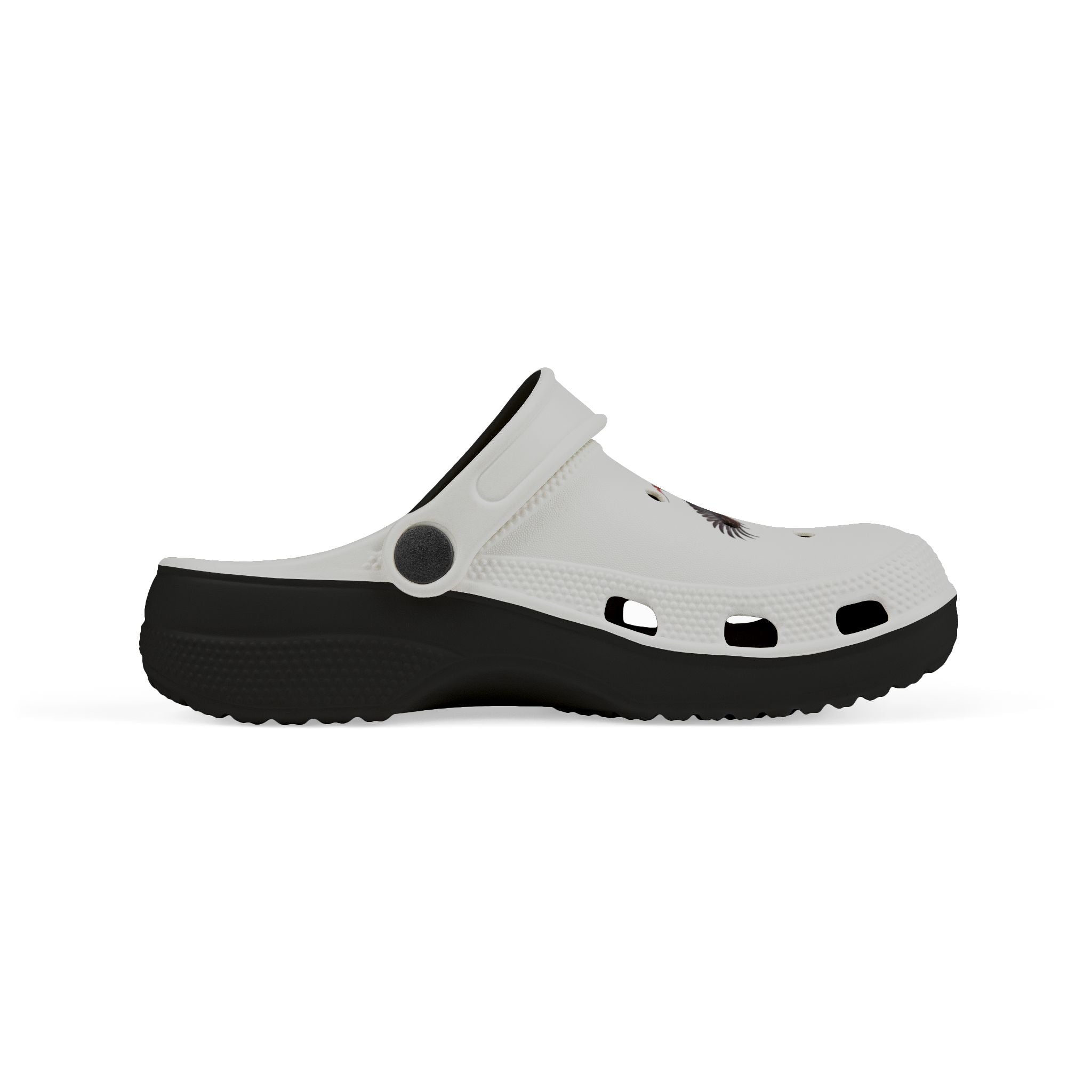 CULUSA Eagle with Flag | Kids Clogs | Patriotic EVA Foam Slip-Ons