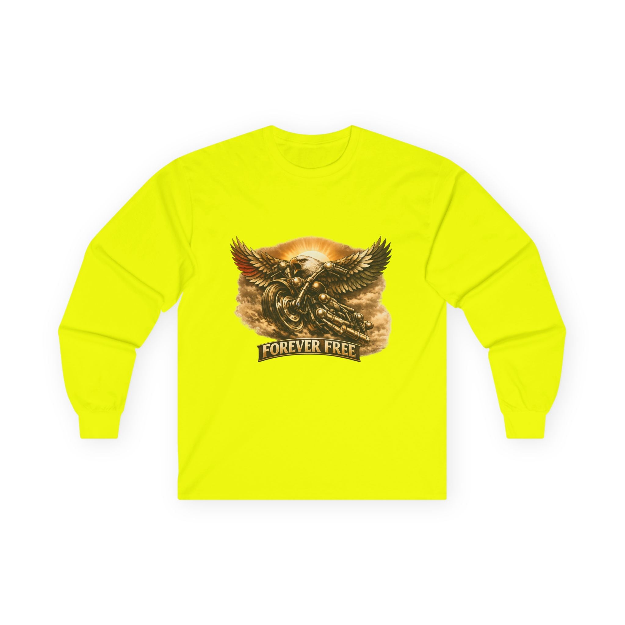 Forever Free Eagle Long Sleeve - black colorway front view