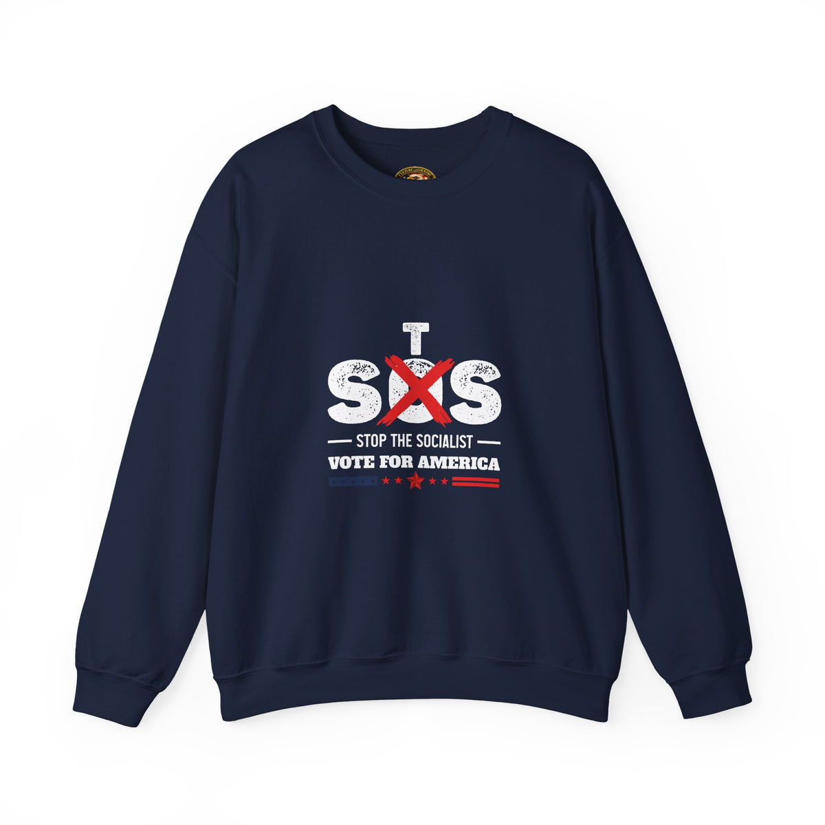 Anti-Socialist Political Pullover | "Stop the Socialist, Vote for America"