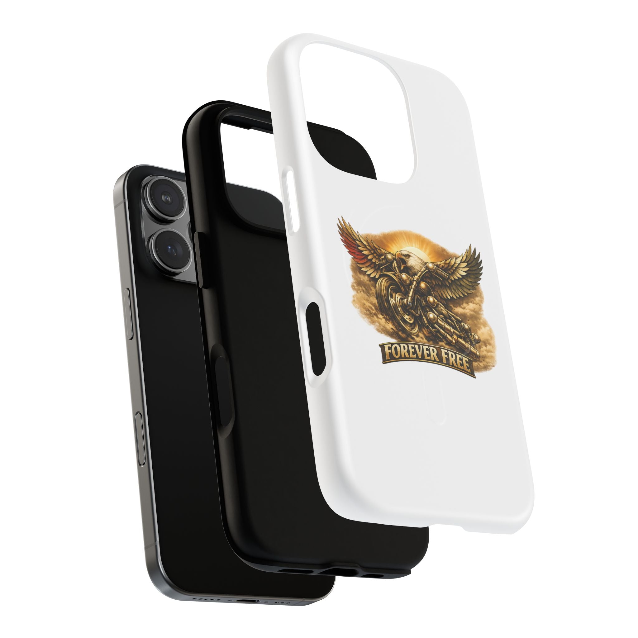 Forever Free Eagle Phone Case - slim profile side view