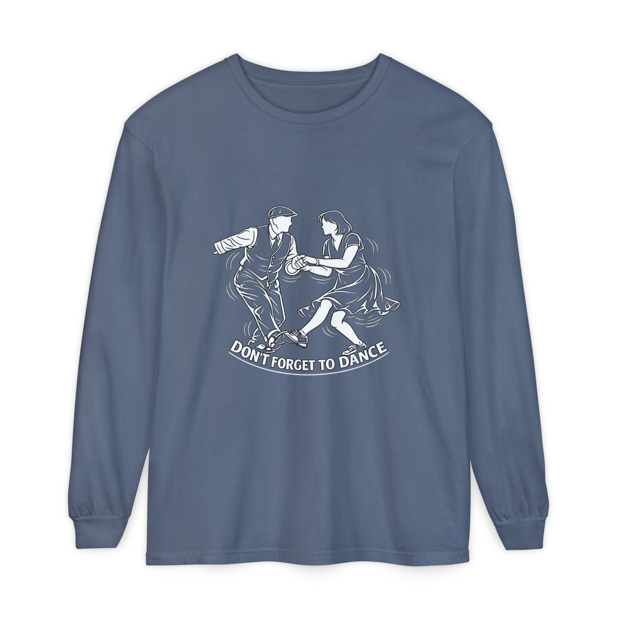 Vintage Swing Dance Long Sleeve - back design detail view