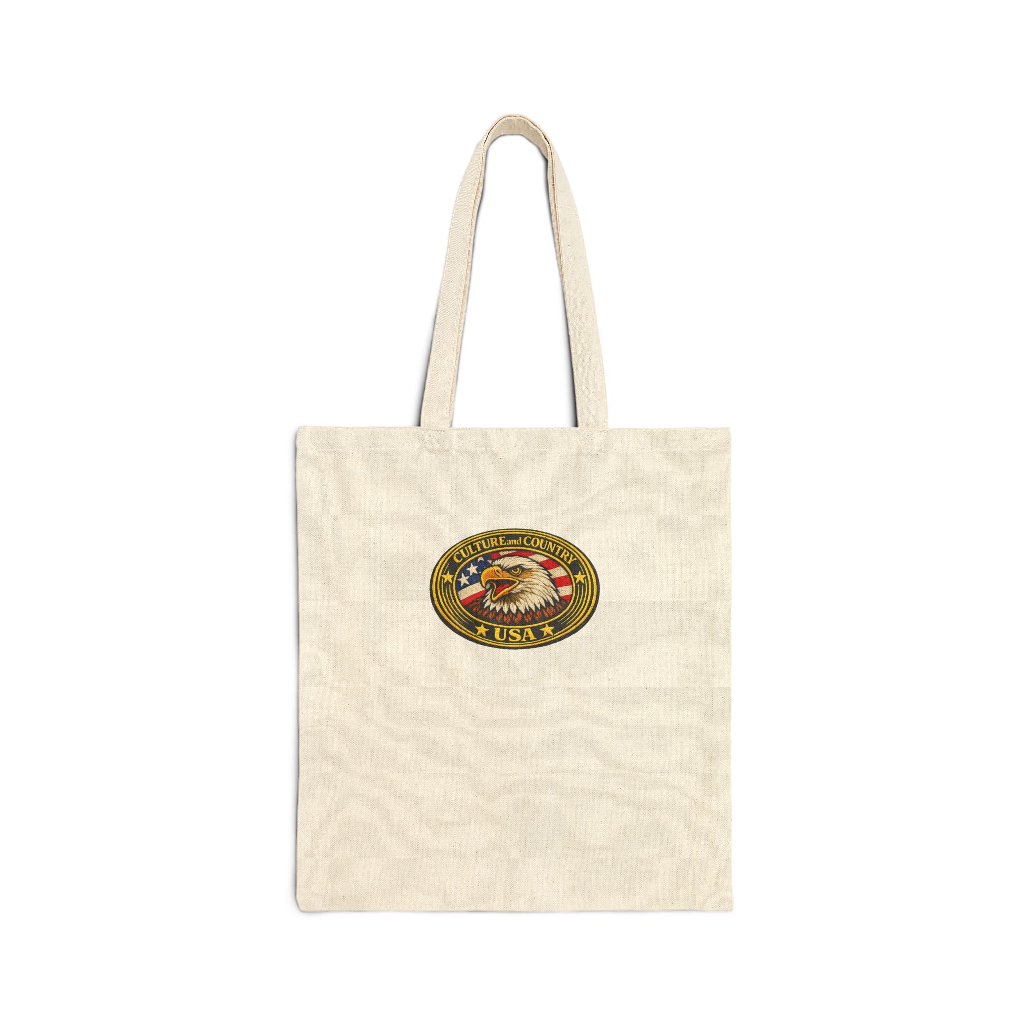 I-DAA-HO Potato Tote Bag - full open canvas view with handles