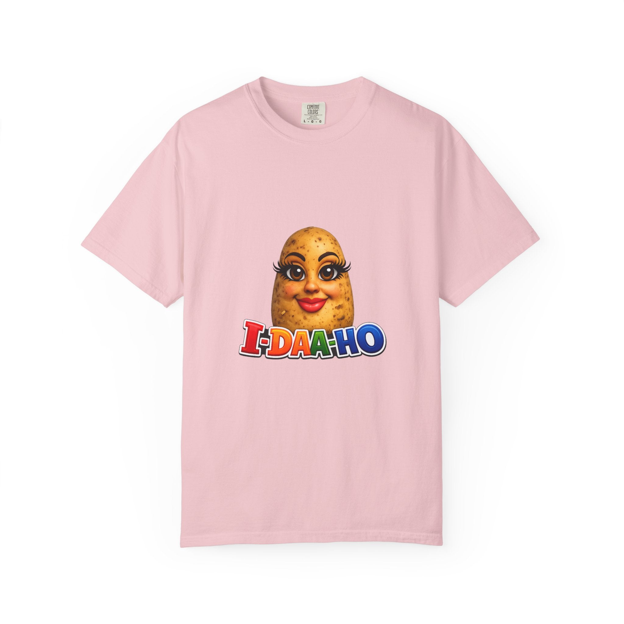 I-DAA-HO Potato T-Shirt - gray colorway front view