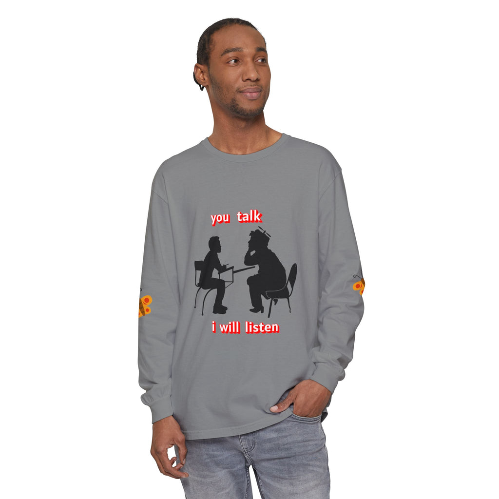 Teacher Student Conversation Long Sleeve - classroom dialog inspiration view