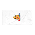 I-DAA-HO Potato Beach Towel - full character graphic layout