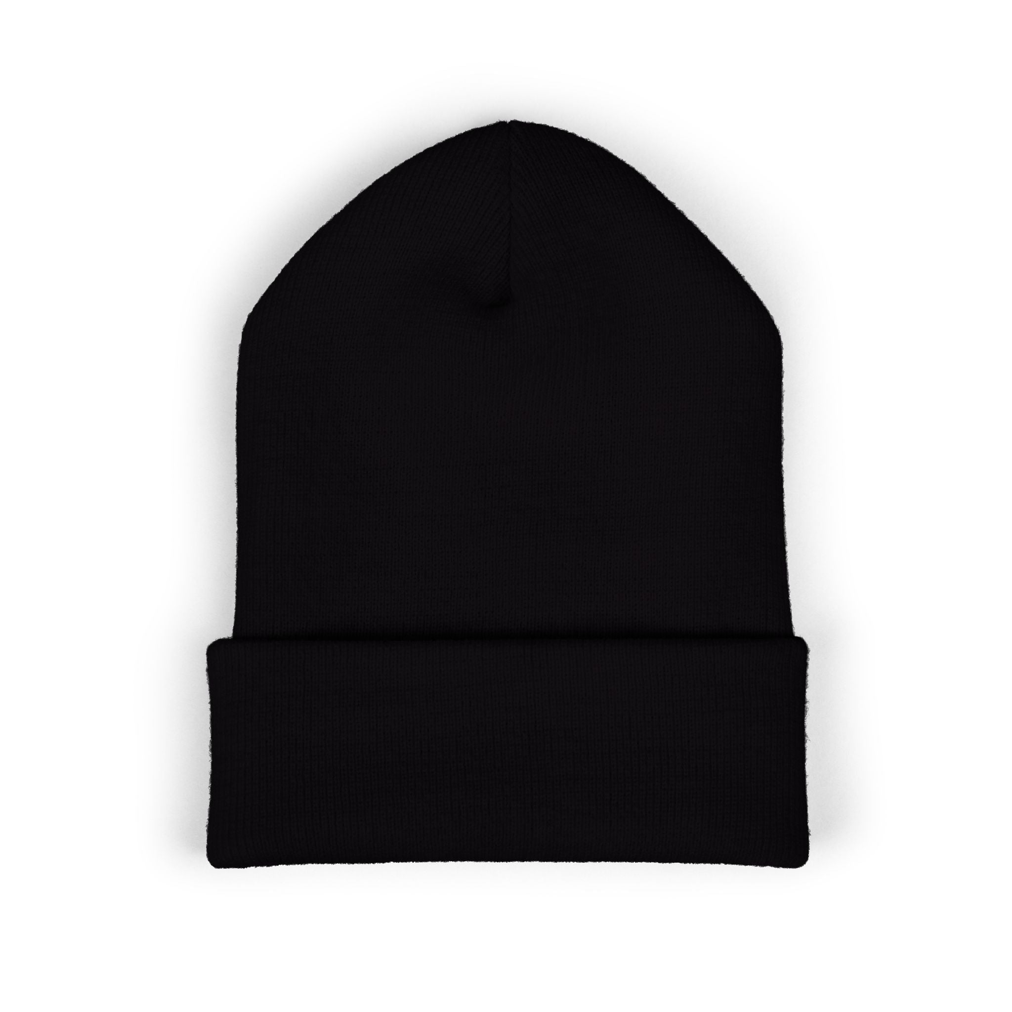 CULUSA Eagle Knit Hat - embroidery eagle and flag detail close-up