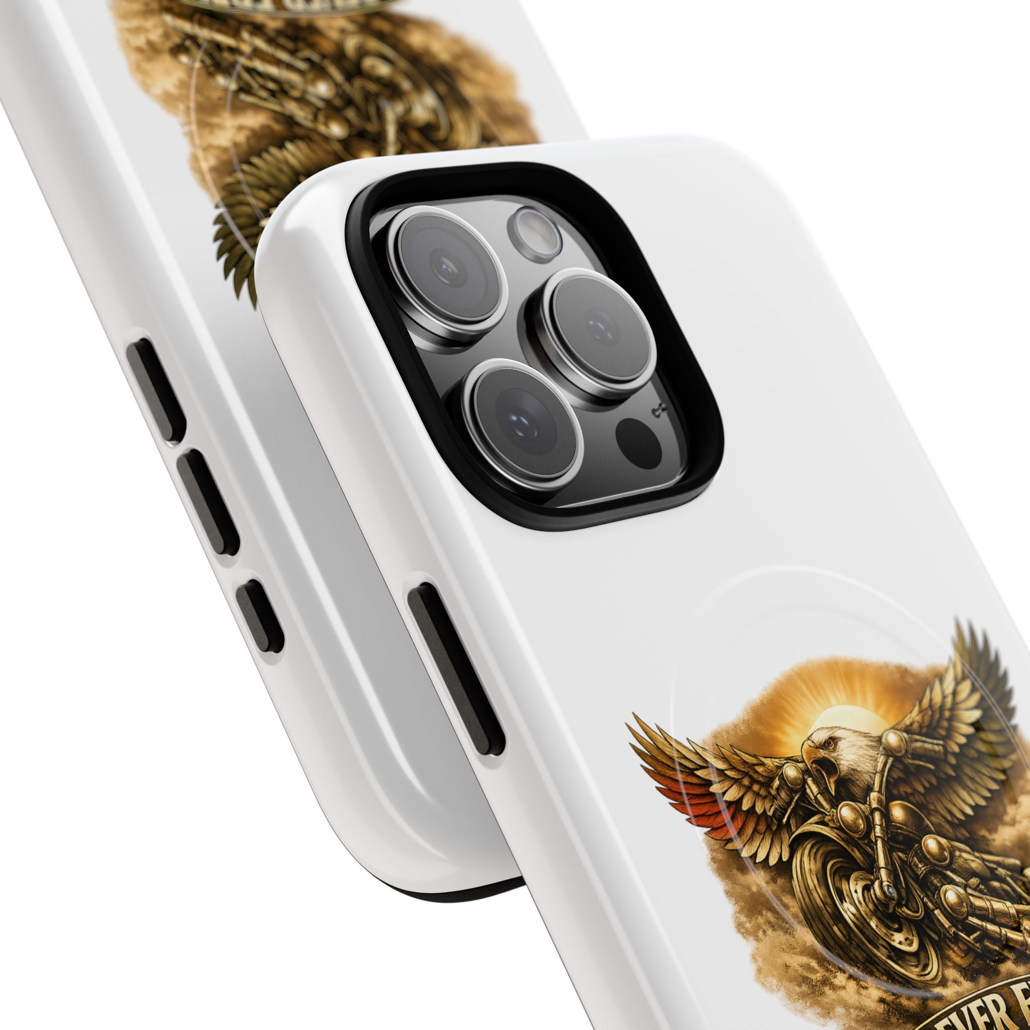 Forever Free Eagle Phone Case - drop protection detail view