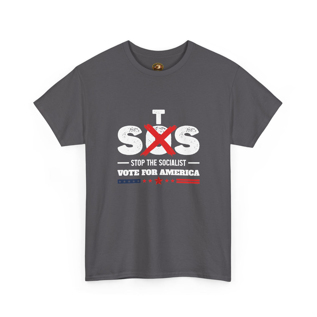 Anti-Socialist Political T-Shirt | "Stop the Socialist, Vote for America"