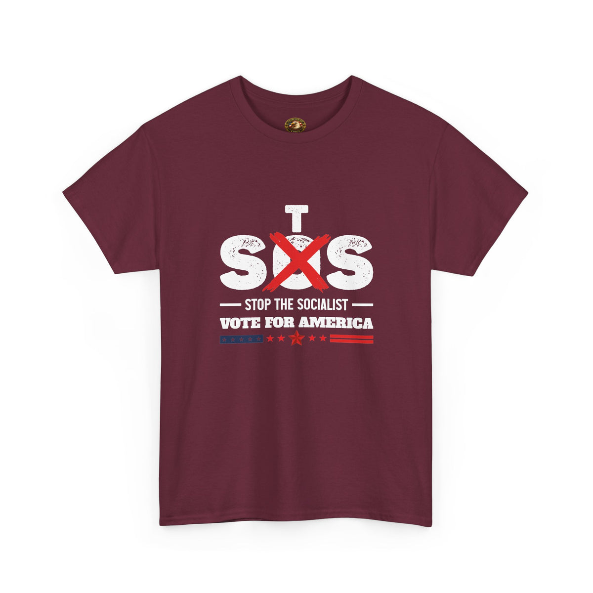 Anti-Socialist Political T-Shirt | "Stop the Socialist, Vote for America"