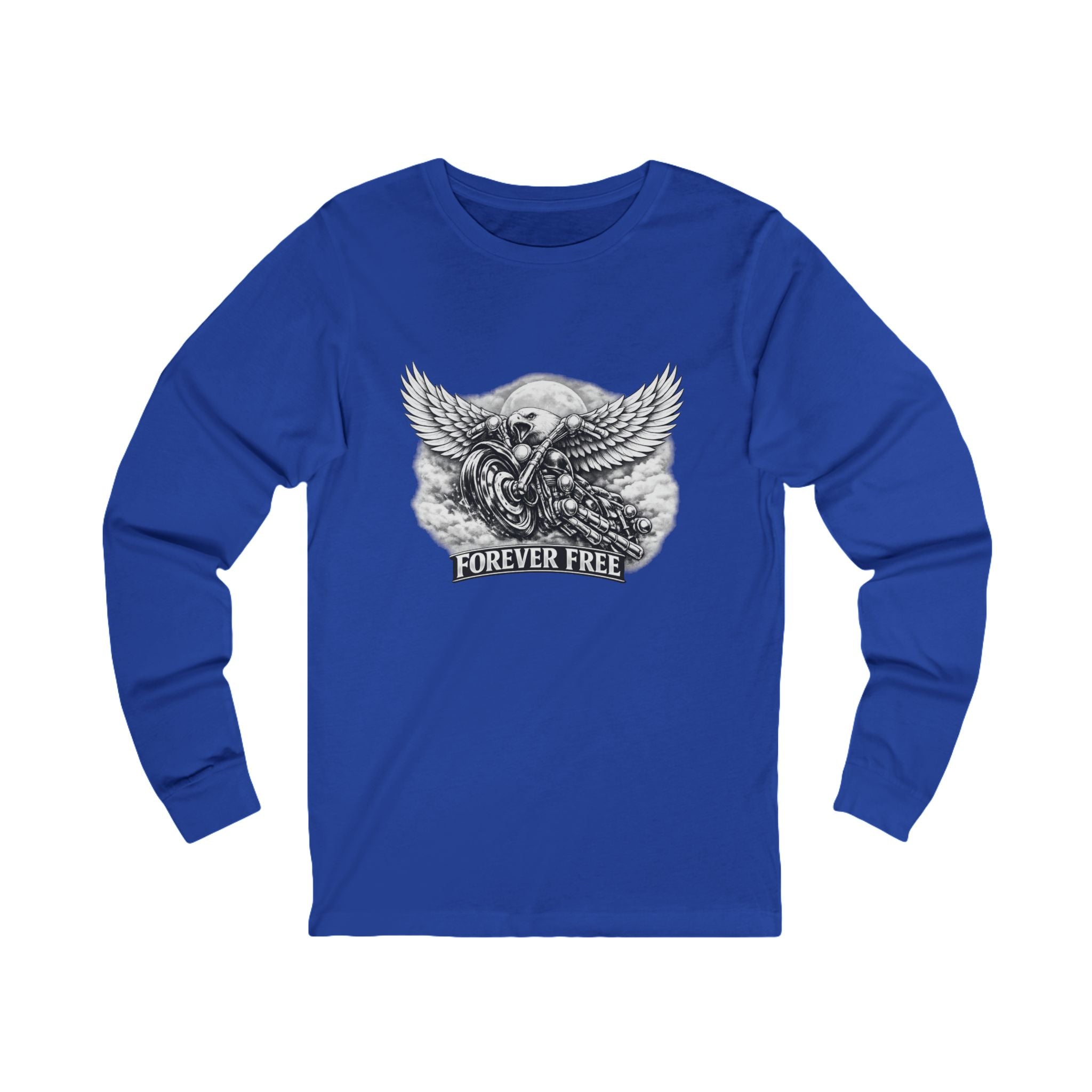 Forever Free Eagle Long Sleeve - black colorway front view