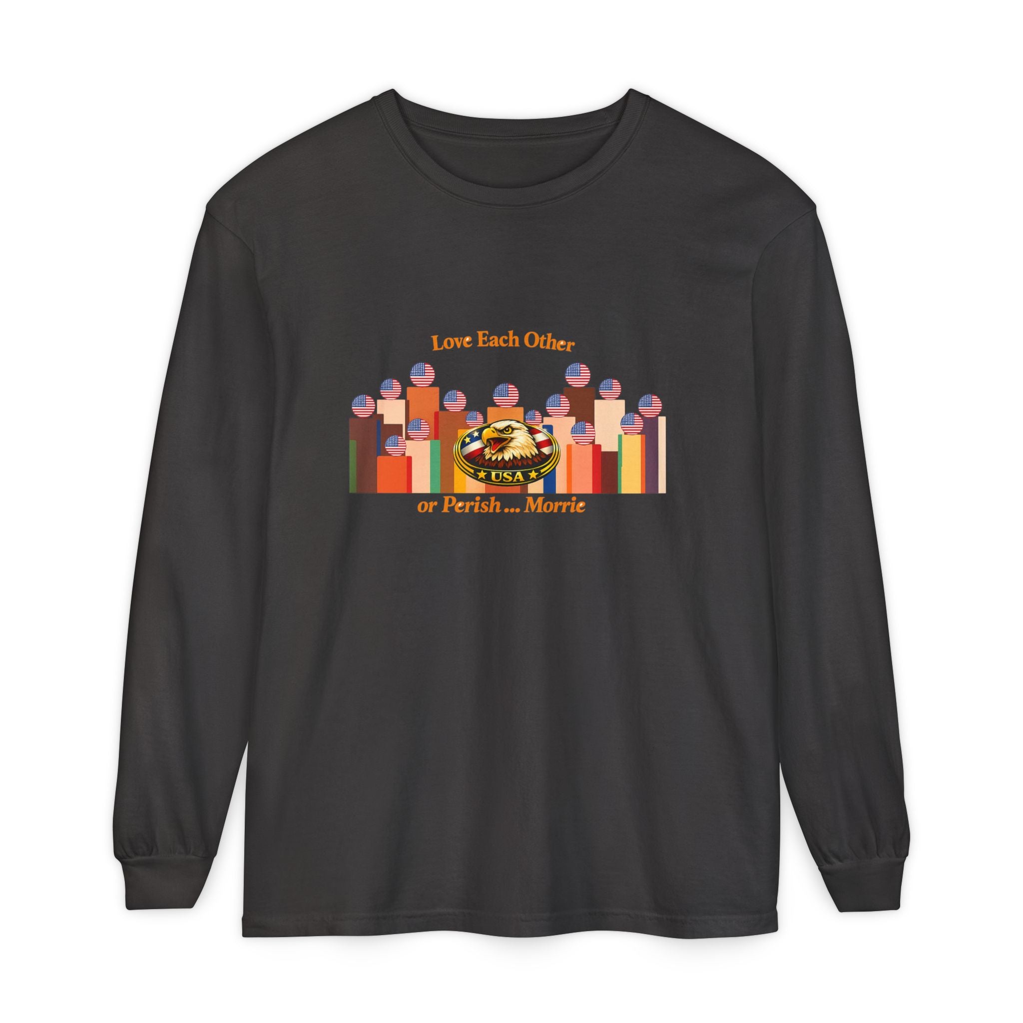 Love Each Other Long Sleeve - navy colorway front view