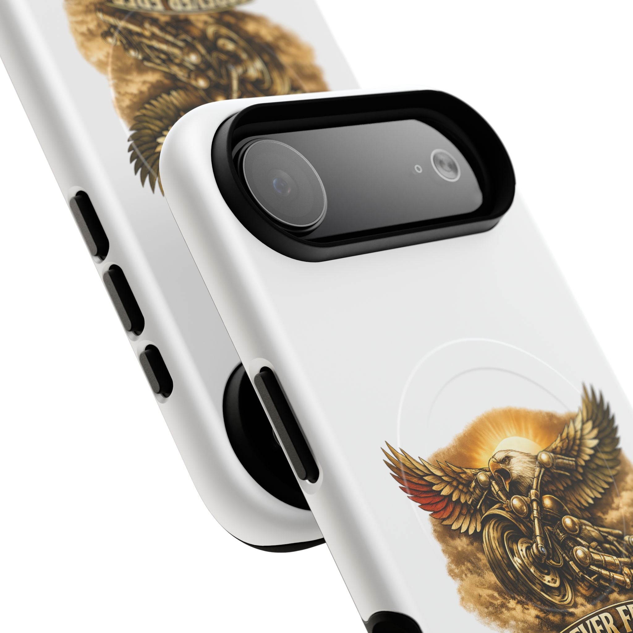 Forever Free Eagle Phone Case - packaging and unboxing view