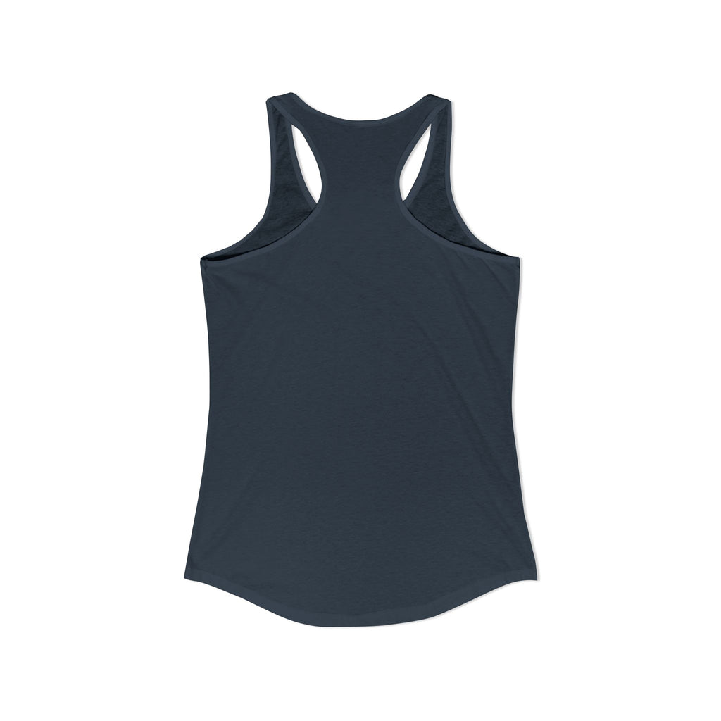 I-DAA-HO Potato Racerback Tank - potato character graphic detail close-up