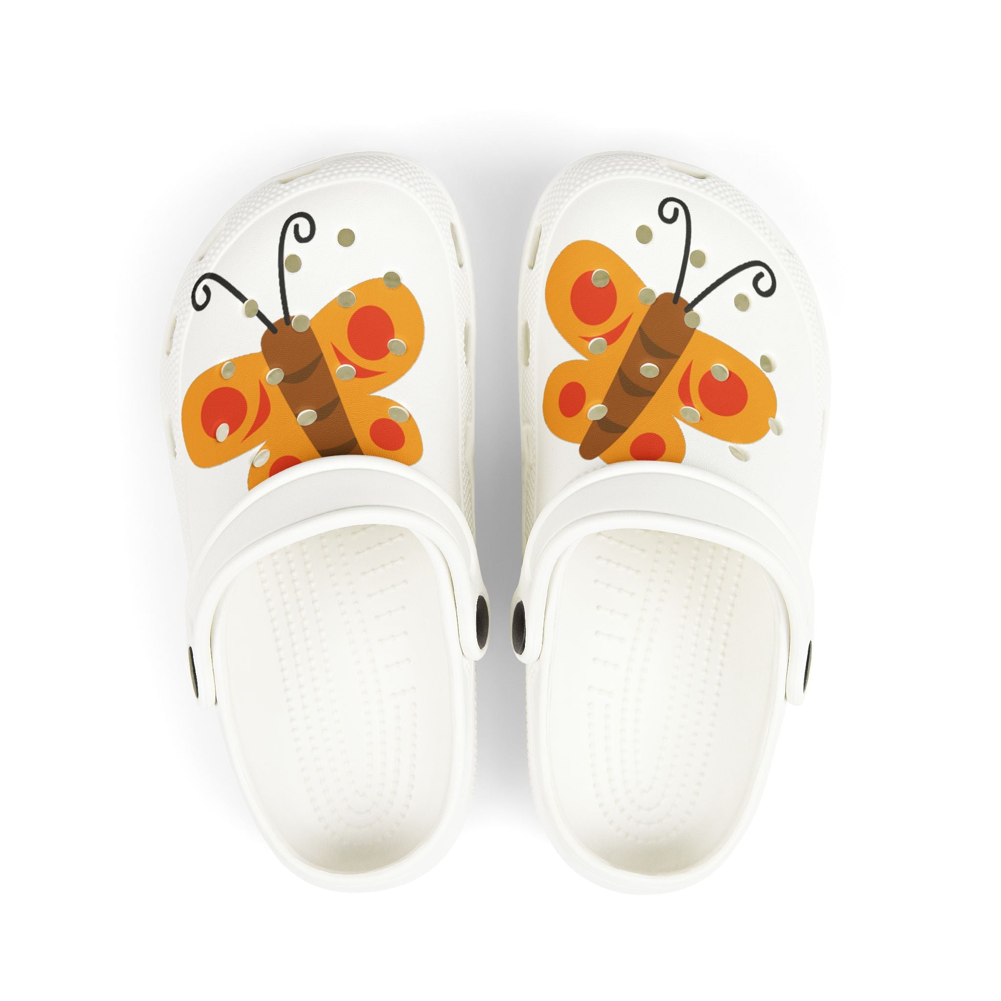 CULUSA Butterfly Clogs | Kids Butterfly Foam Clogs | Lightweight Clogs Toddlers & Preschoolers