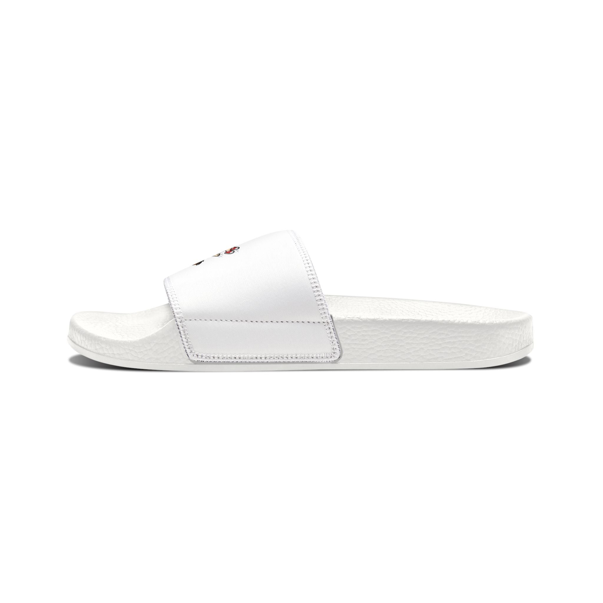 Can't Stop Girl |Youth Slide Sandals with Removable Strap | Girl Dunking Basketball