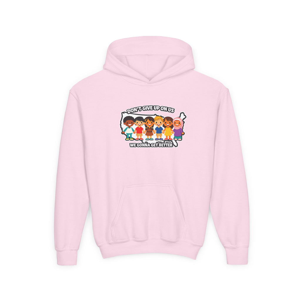 Diverse American Kids Youth Hoodie - navy colorway front view