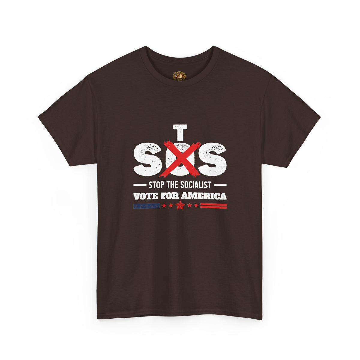 Anti-Socialist Political T-Shirt | "Stop the Socialist, Vote for America"